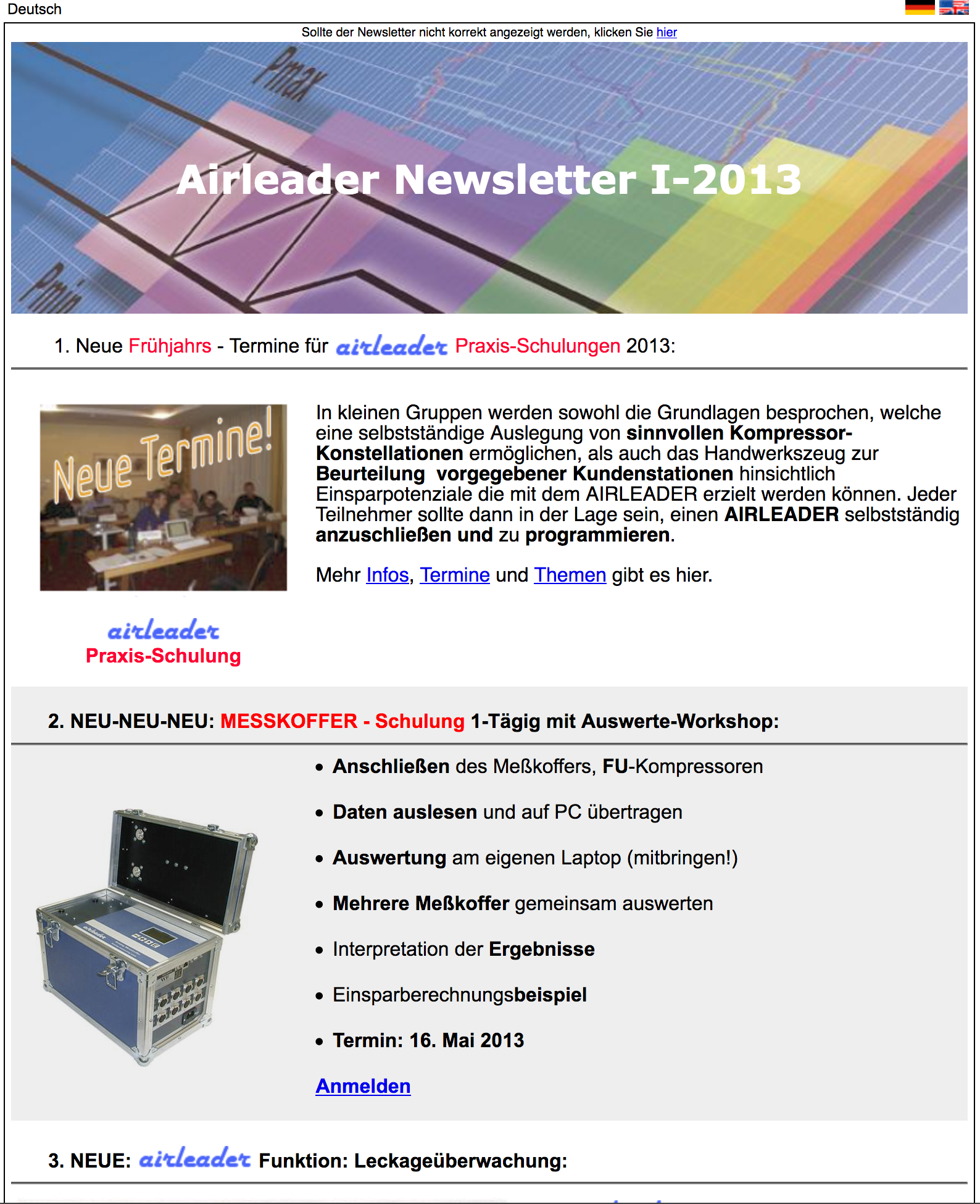 Airl Newsletter I 2013 Airl Newsletter I 2013